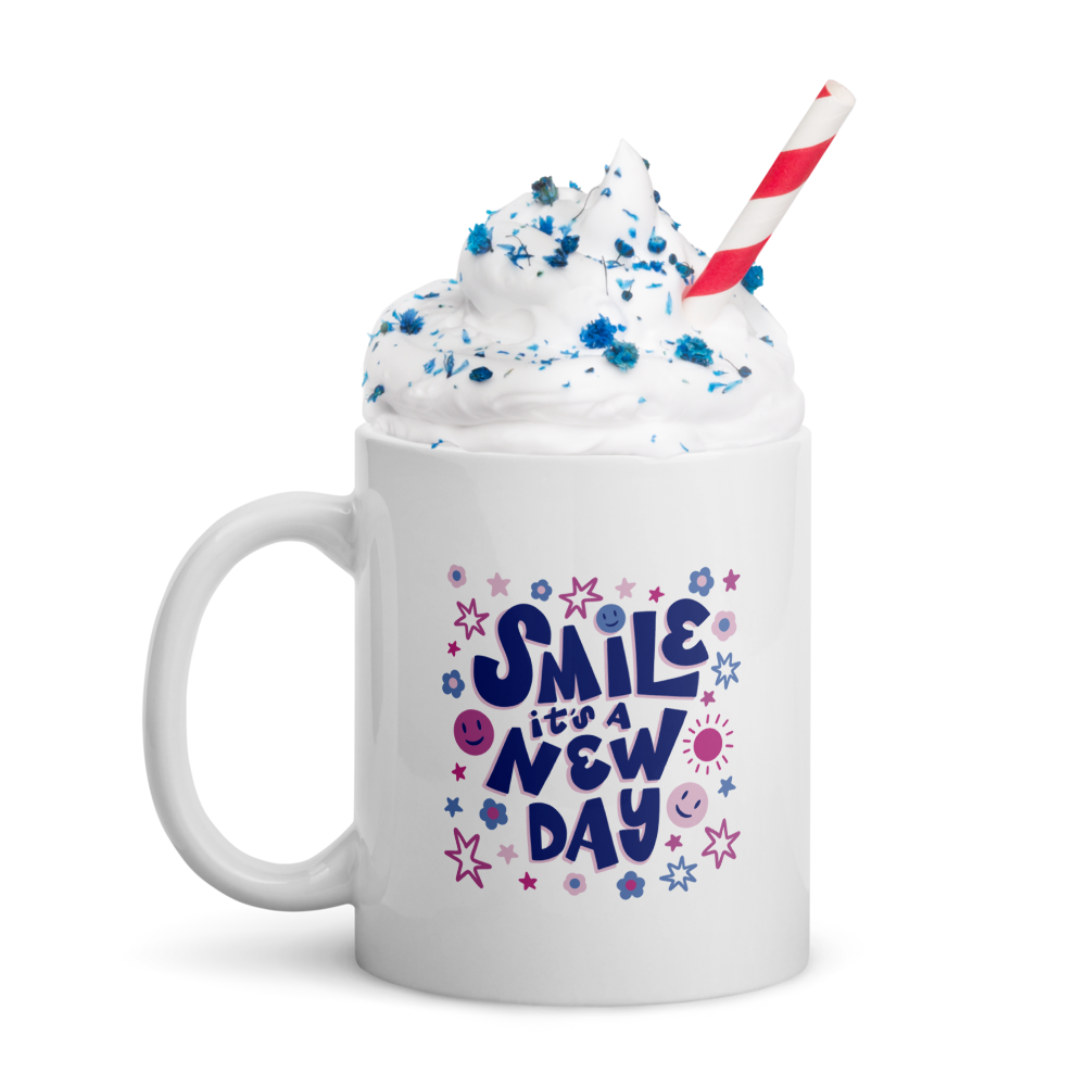 Tazza " Smile it's a New Day"
