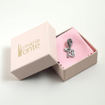 MariaFonte Bead Charm 13 Anni in Argento Compatibile con Collane e Bracciali