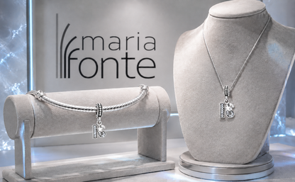 MariaFonte Bead Charm 16 Anni in Argento 925 Compatibile con Collane e Bracciali Pandora