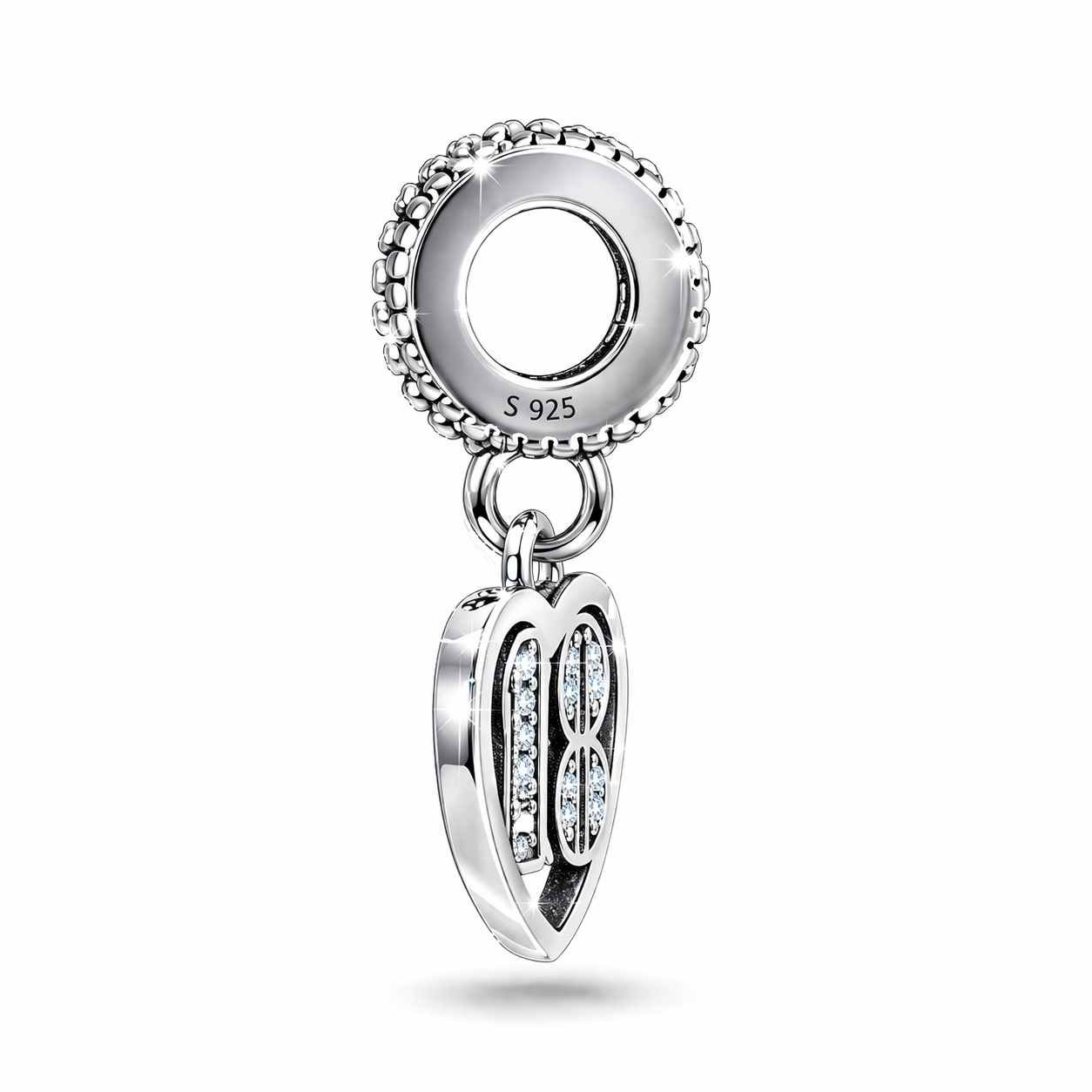 MariaFonte Charm 18 Anni Argento Sterling 925 Compatibile con Collane e Bracciali Pandora