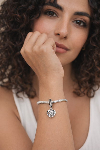 MariaFonte Bead Charm 30 Anni in Argento 925 Compatibile con Collane e Bracciali Pandora