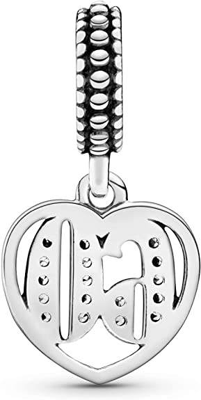 MariaFonte Bead Charm 60 Anni in Argento 925 Compatibile con Collane e Bracciali Pandora