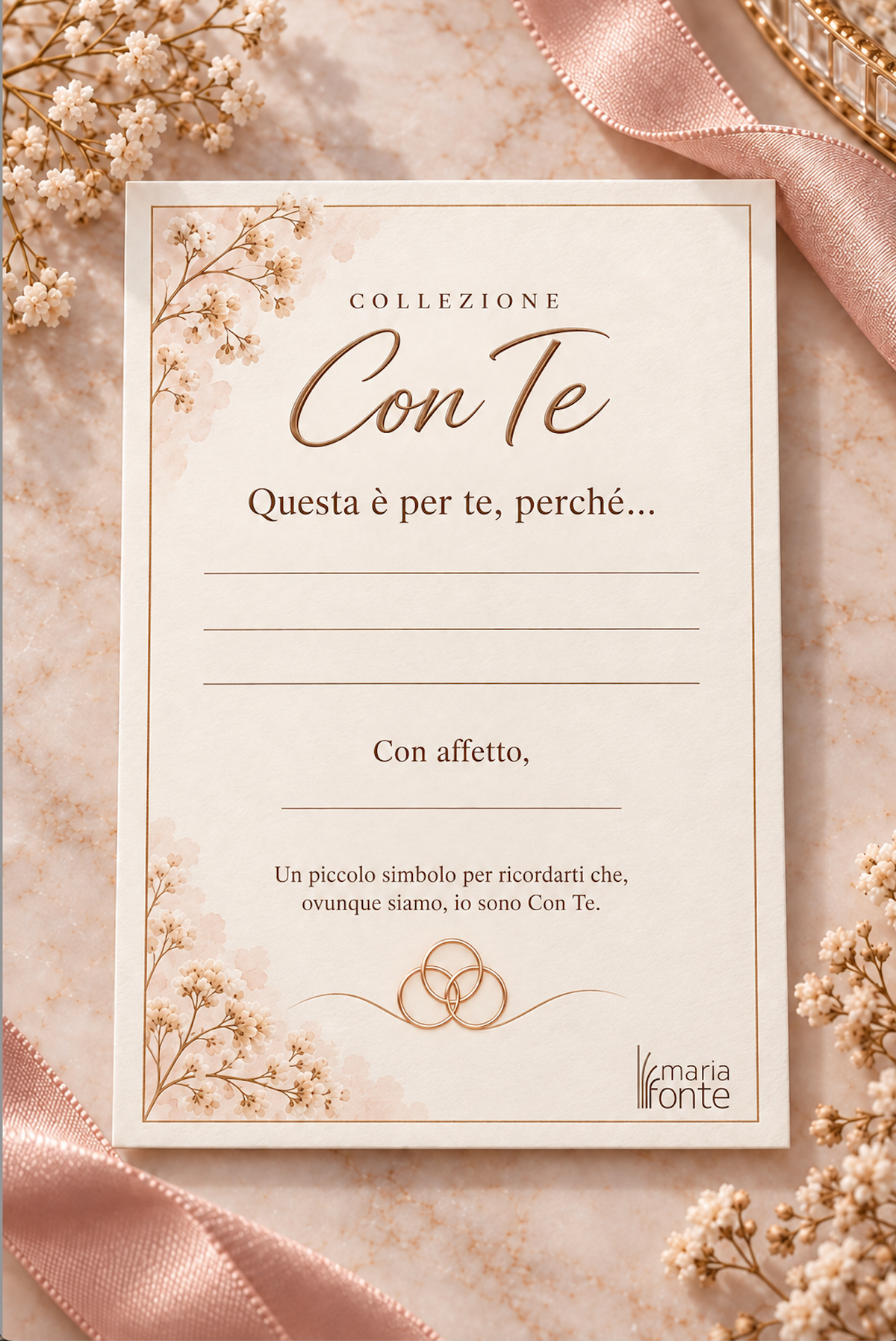 Cartolina “Con Te” — MariaFonte