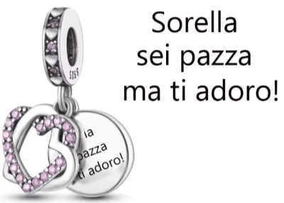 EDIZIONE LIMITATA  MariaFonte Charm Sorella il gioiello che celebra un legame unico e indissolubile
