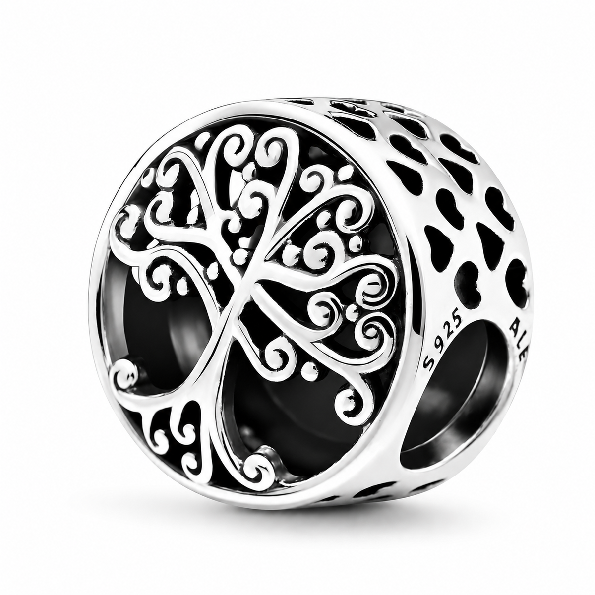 MariaFonte Bead Charm Albero della Vita in Argento 925 Compatibile con Collane e Bracciali Pandora