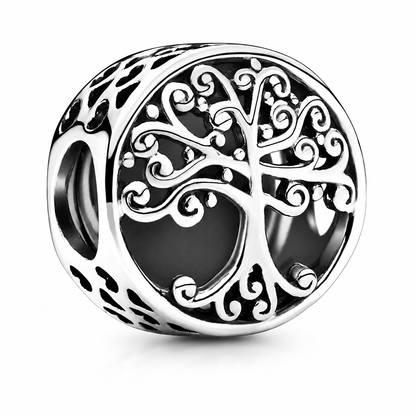 MariaFonte Bead Charm Albero della Vita in Argento 925 Compatibile con Collane e Bracciali Pandora