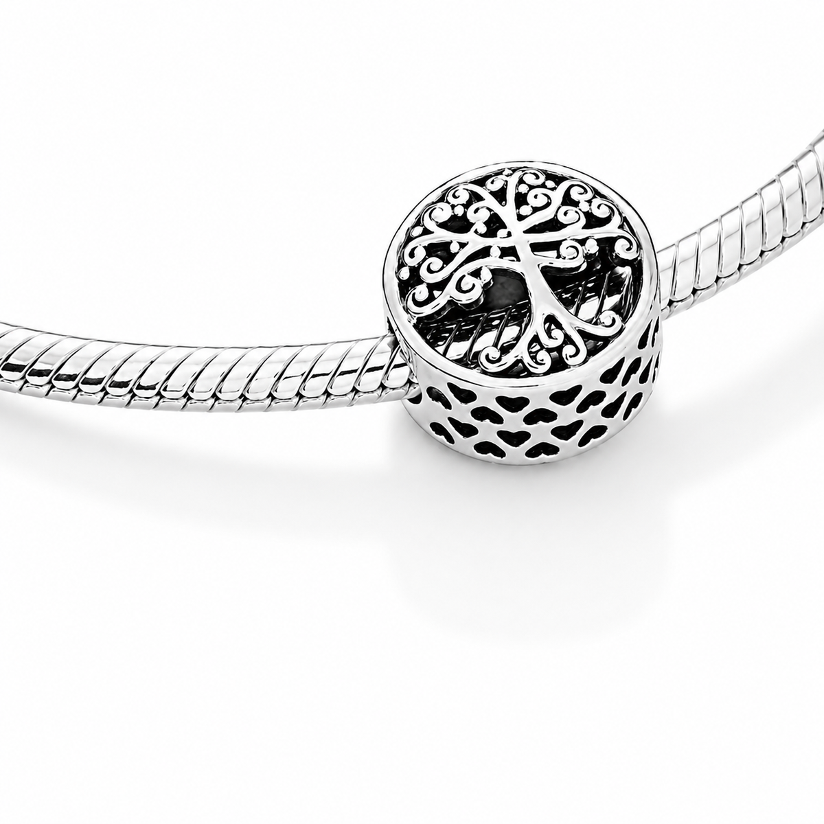 MariaFonte Bead Charm Albero della Vita in Argento 925 Compatibile con Collane e Bracciali Pandora