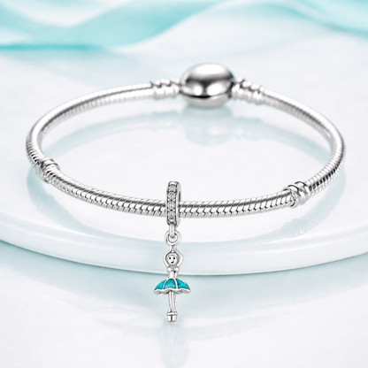 Maria Fonte Bead Charm Ballerina Danza in Argento 925 Compatibile con Collane e Bracciali Pandora