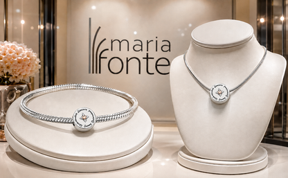 MariaFonte Bead Charm Bussola dell'Amicizia Compatibile con Collane e Bracciali
