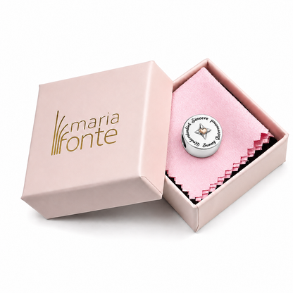 MariaFonte Bead Charm Bussola dell'Amicizia Compatibile con Collane e Bracciali