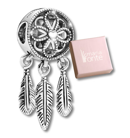 Dreamcatcher pendant in 925 silver