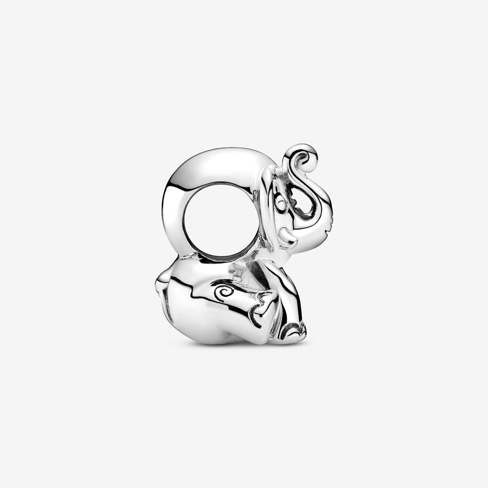 MariaFonte Bead Charm Elefante Portafortuna in Argento 925 Compatibile con Collane e Bracciali