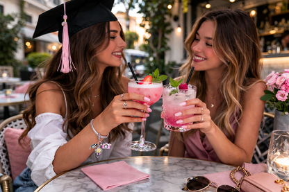 MariaFonte Charm Cappello Laurea Bouquet con Girasole e Macchina Fotografica "Capture Life" Argento Compatibile con Collane e Bracciali Pandora