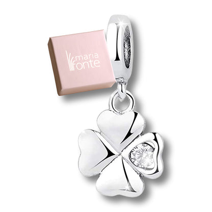 Pendant with "Mom forever in my heart" pendant in 925 Sterling Silver