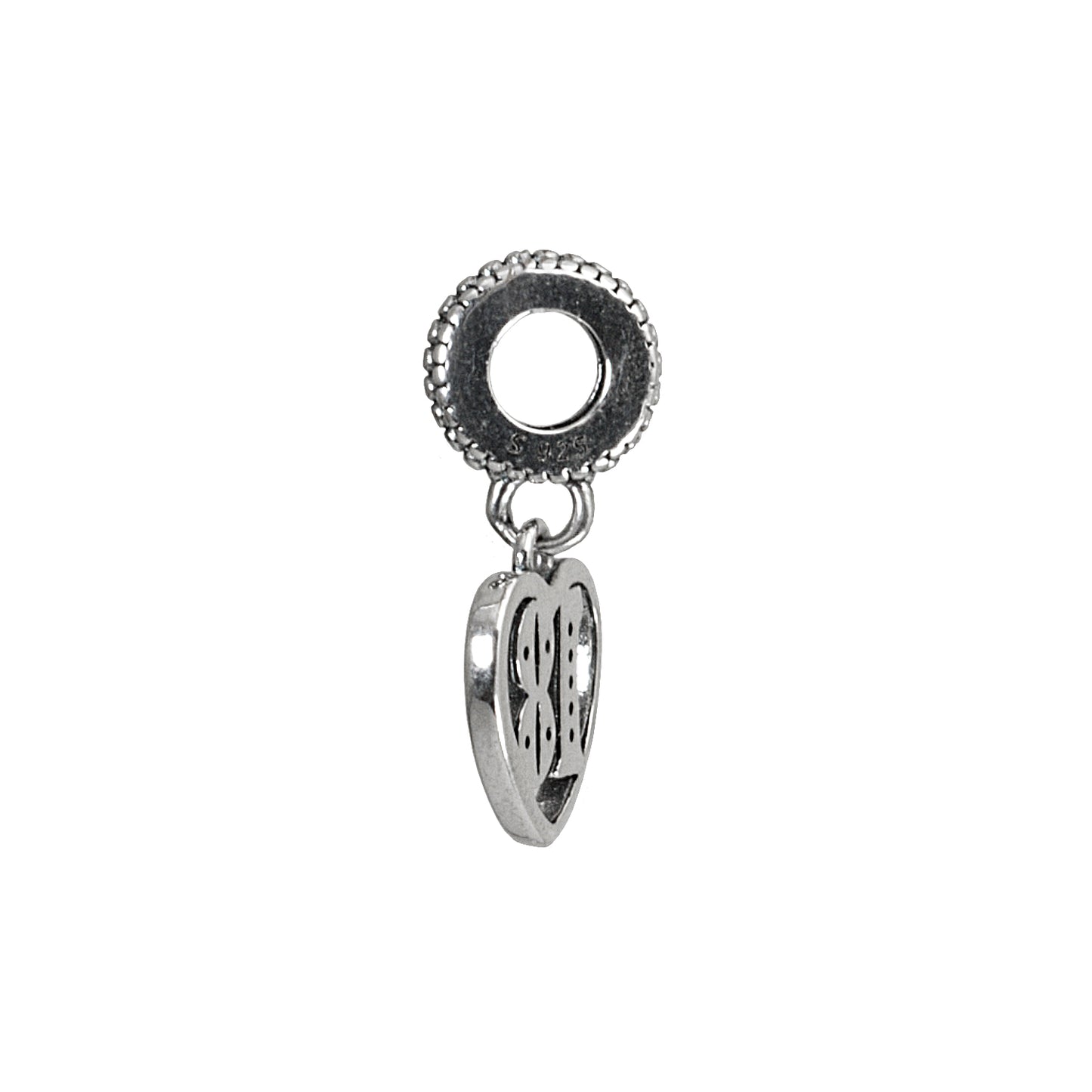 MariaFonte Charm 18 Anni Argento Sterling 925 Compatibile con Collane e Bracciali Pandora