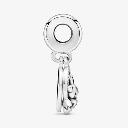 MariaFonte Charm Ciondolo Animaletti Amicizia Volpe Orsetto Scoiattolo Argento 925 Compatibile con Collane e Bracciali Pandora