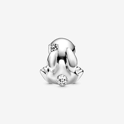 MariaFonte Bead Charm Coniglietto in Argento 925 Compatibile con Collane e Bracciali Pandora